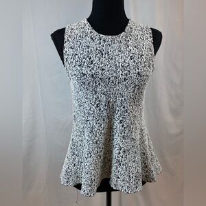 Theory Monochrome Sleeveless‎ Blouse